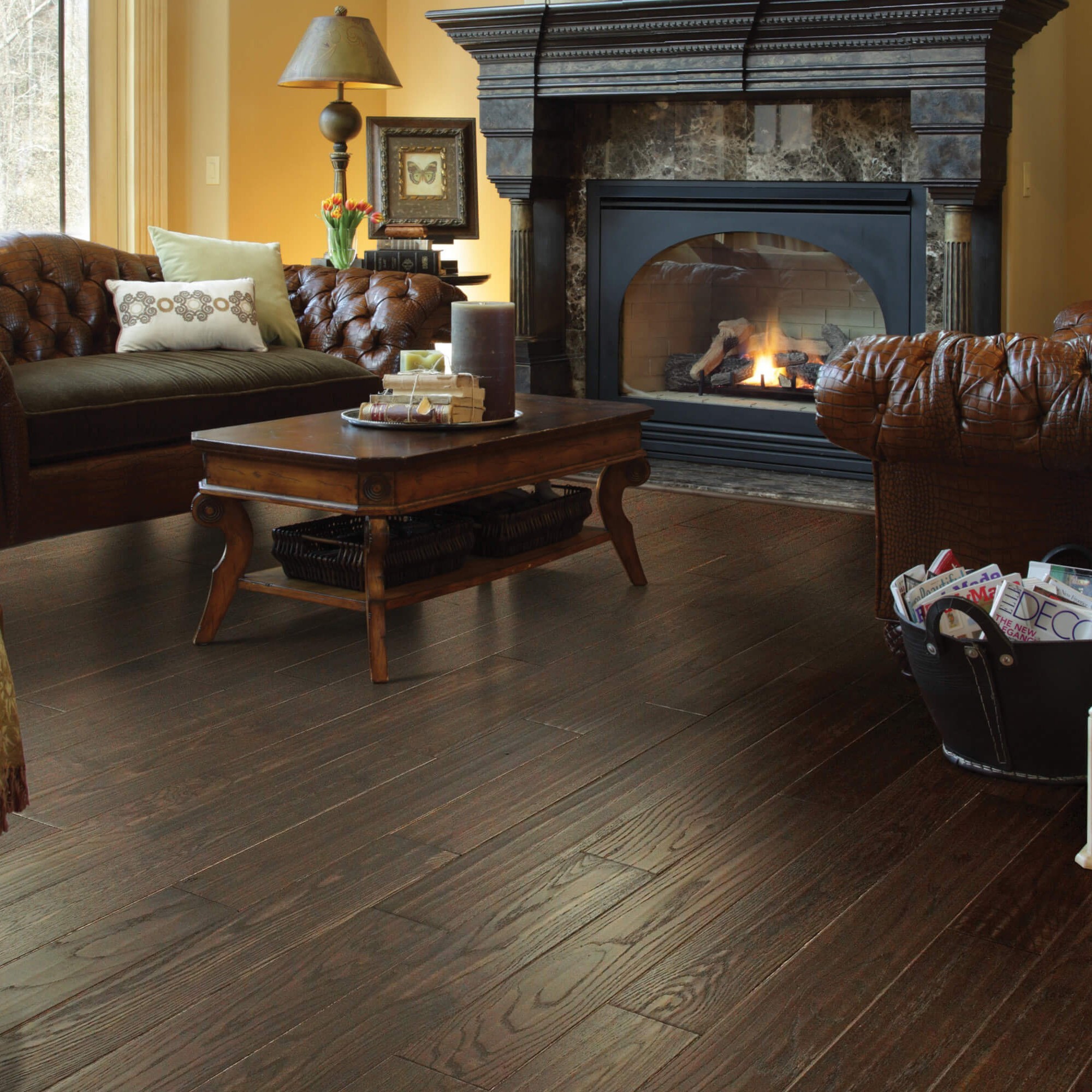 Living room Hardwood flooring | CarpetsPlus COLORTILE