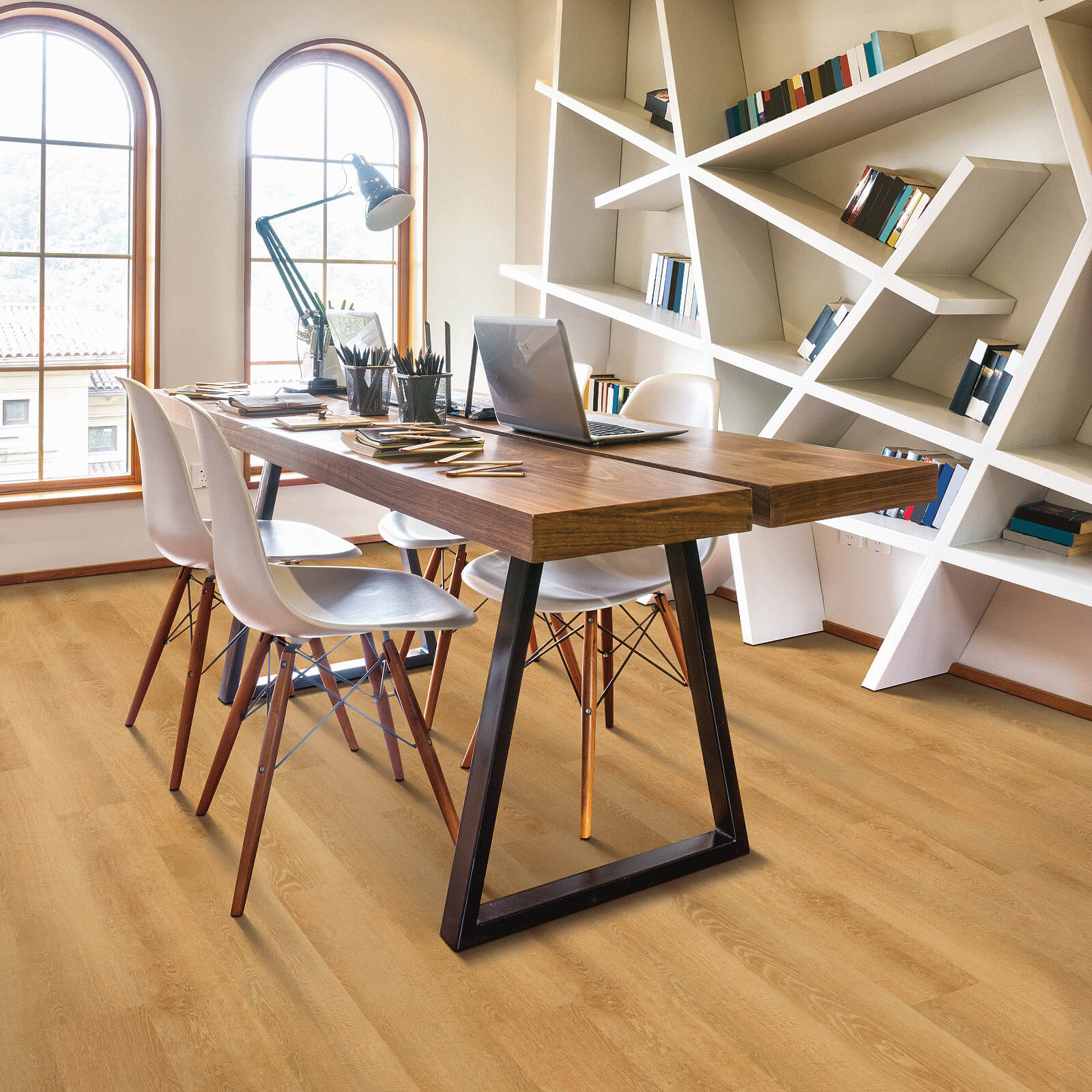 Vinyl flooring for study room | CarpetsPlus COLORTILE